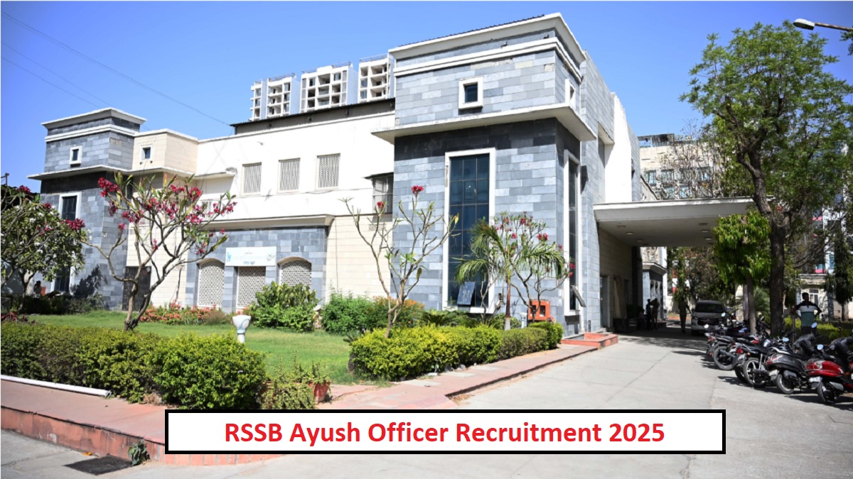 rssb recruitment 2025 applications open for bumper ayush officer posts in rajasthan check full details including eligibility fees here