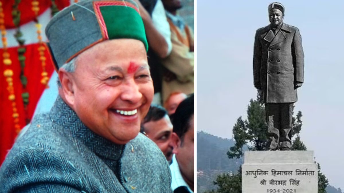 veerabhadra singh 60 years in politics 6time himachal cm statue on ridge