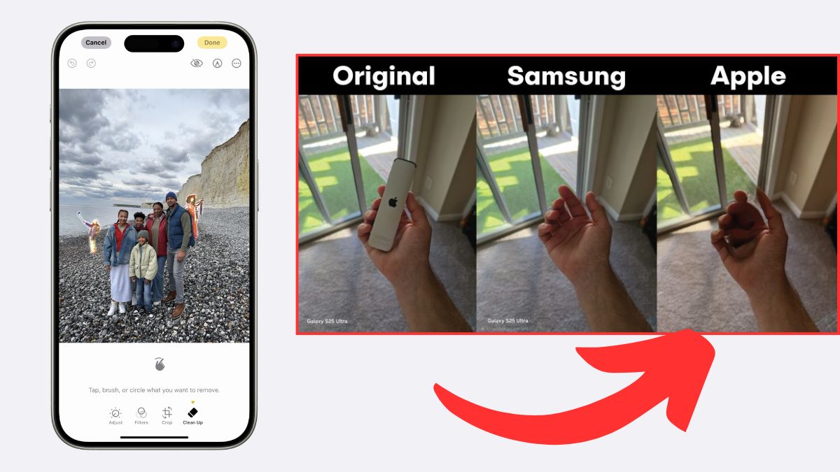 apple ai photo erase privacy reason apple vs android ai comparison