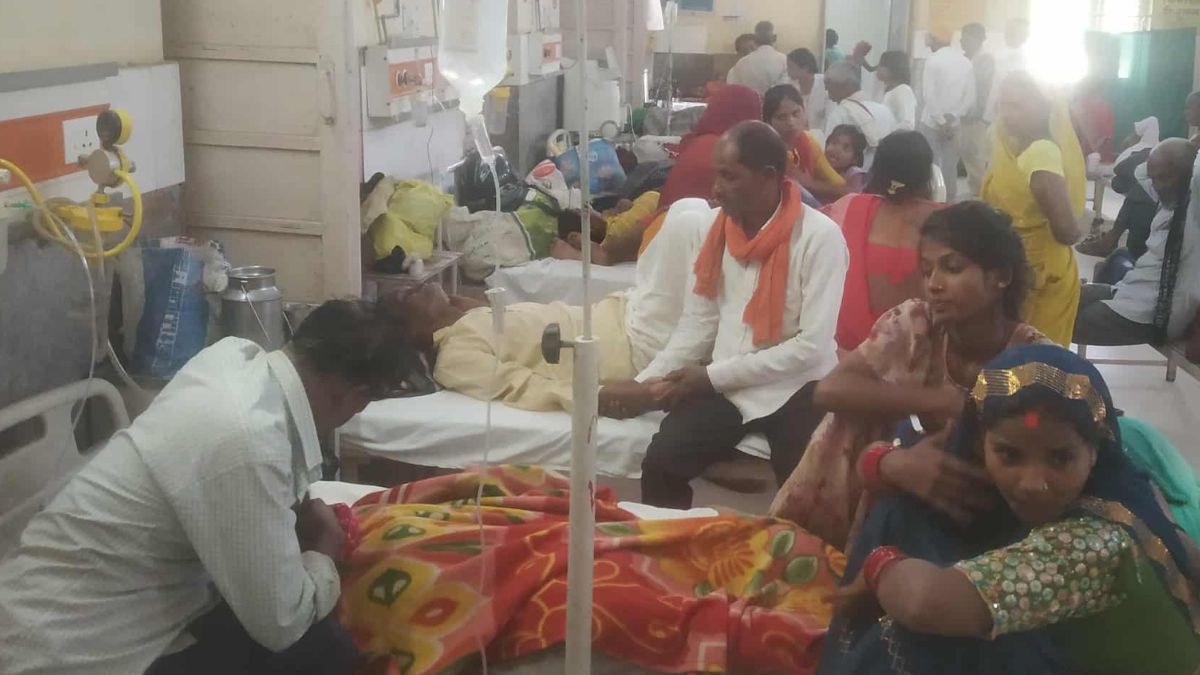 viral infection surge in gonda due to weather change