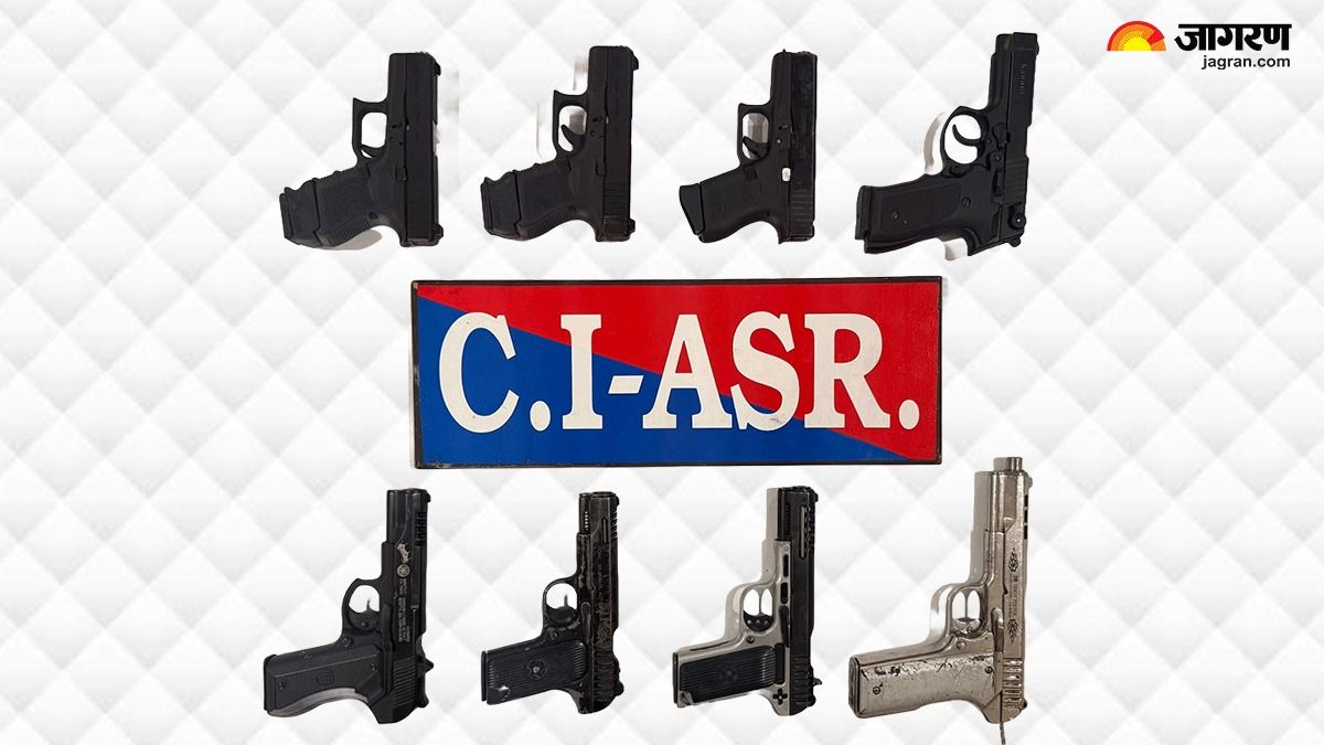 isibacked arms smuggling busted in amritsar 8 glock pistols seized