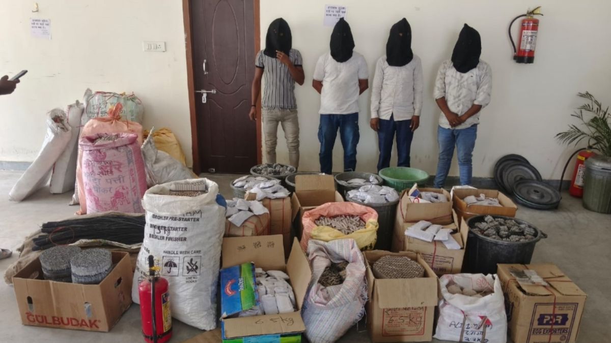 illegal firecracker factory busted in bihta 392 kg explosives seized