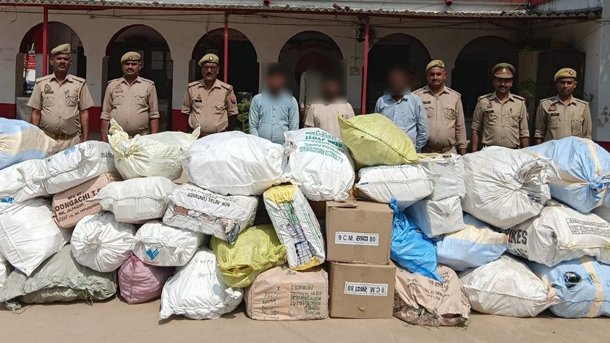 prayagraj crackdown illegal fireworks seized three arrested