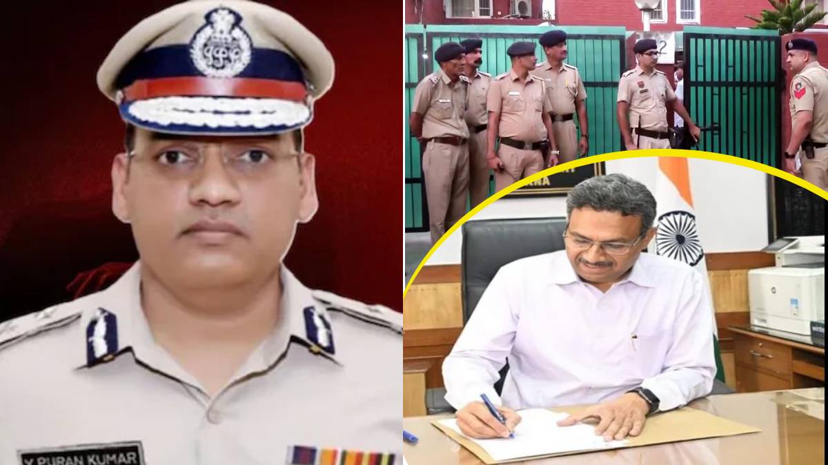 ips puran suicide case chief secretary anurag rastogi and dgp shatrujeet kapur named mentioned cabinet meeting held today over action