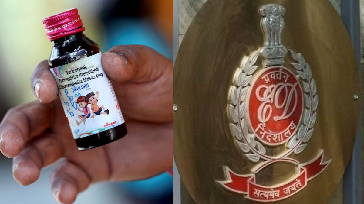 coldrif cough syrup case ed raids sresan pharma premises