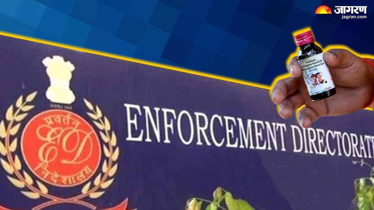 coldrif cough syrup case ed raids sresan pharma premises