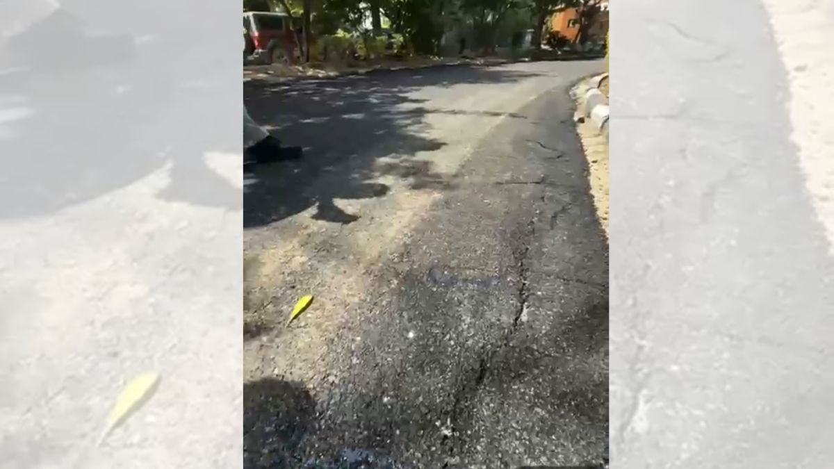 gurugram road recarpeting agency fined for poor quality work