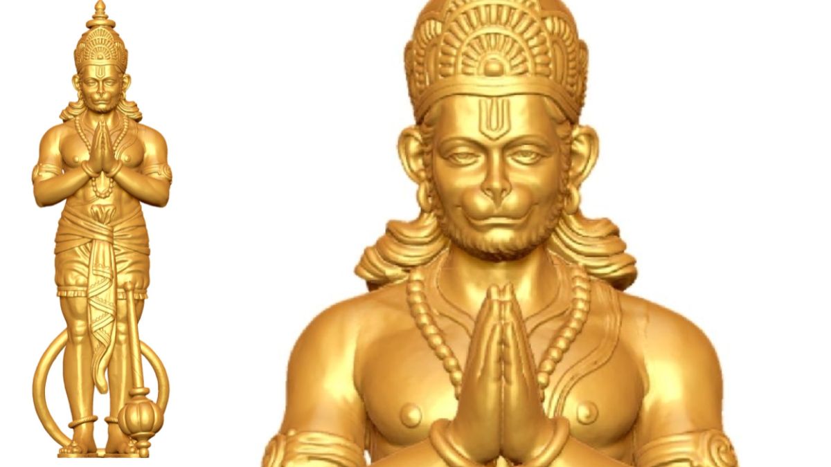 111 ft hanuman statue to adorn nathdwaras giriraj mountain
