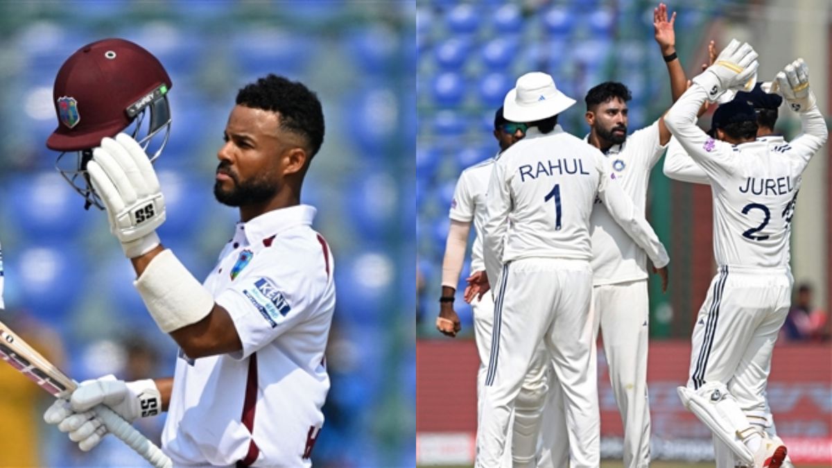 ind vs wi 2nd test day 4 report john campbell shai hope shubman gill