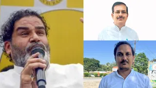 प्रशांत किशोर (फाइल फोटो) साथ में रत्नेश्वर ठाकुर (ऊपर) और केशव भंडारी (नीचे)।
