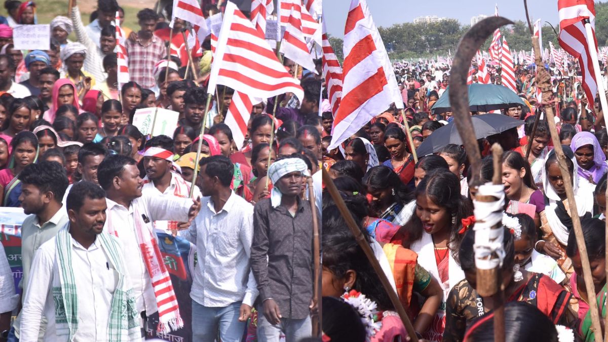 tribal protest in dhanbad opposing kurmi inclusion in st list