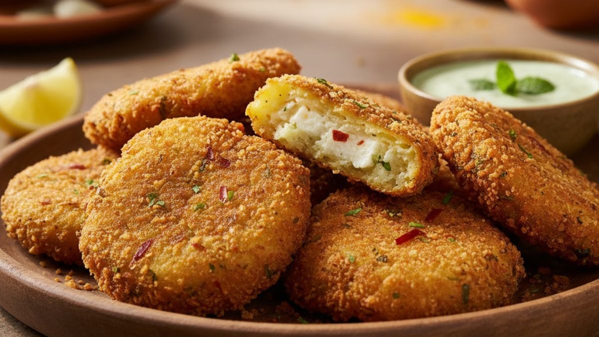 crispy aloo paneer cutlets easy and delicious snack recipe