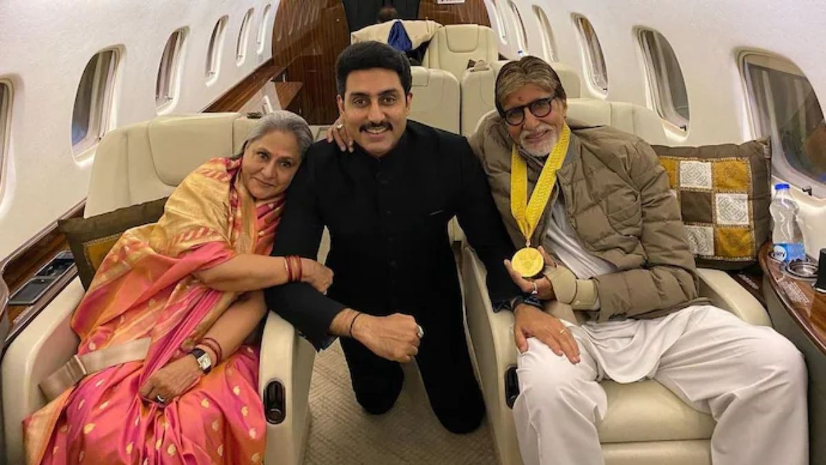 amitabh bachchan react on his wife jaya bachchan and son abhishek bachchan won filmfare award 2025