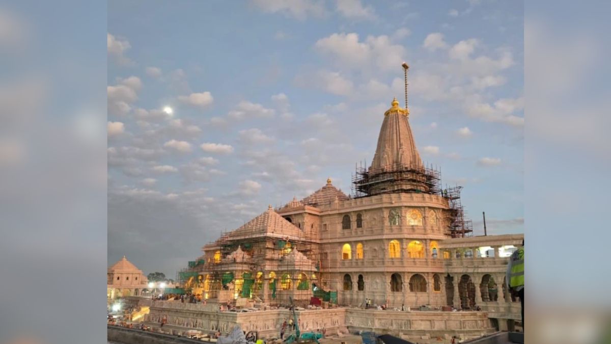 ram mandir ayodhya alternative garbhagriha construction progresses rapidly