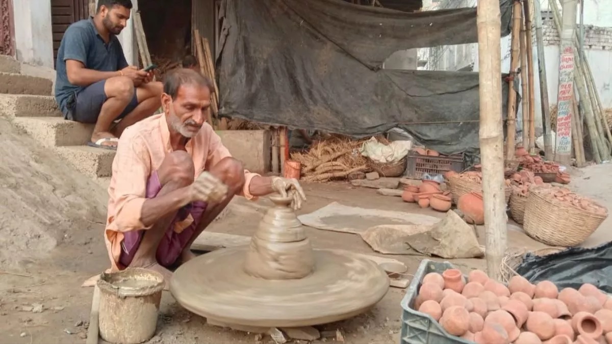 diwali lights up five states with jhajjar diyas rain hinders business