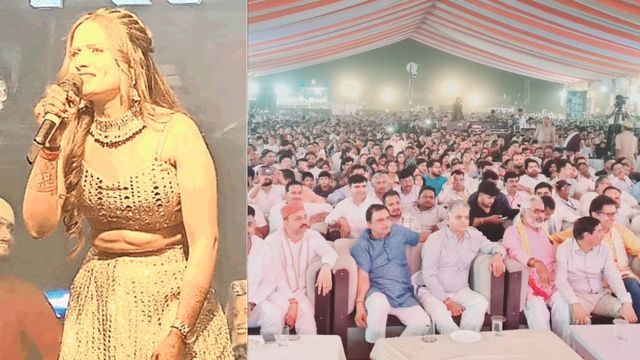 मेरा बलमा बड़ा सयानो ठंडा कोका-कोला लाया... रुचिका जांगिड़ के सुरों ने कल्कि महोत्सव में मचाया धमाल