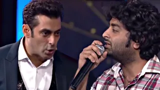 सलमान खान और अरिजीत सिंह (फोटो क्रेडिट- फेसबुक)