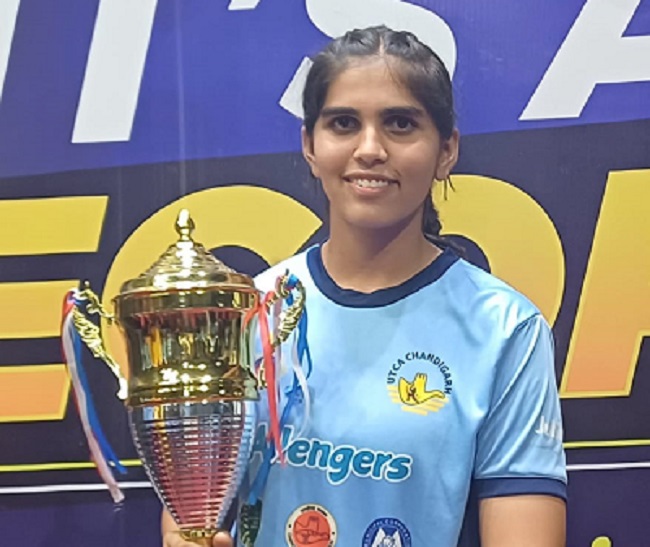 aditi sheoran interschool cricket star shines with bat and ball