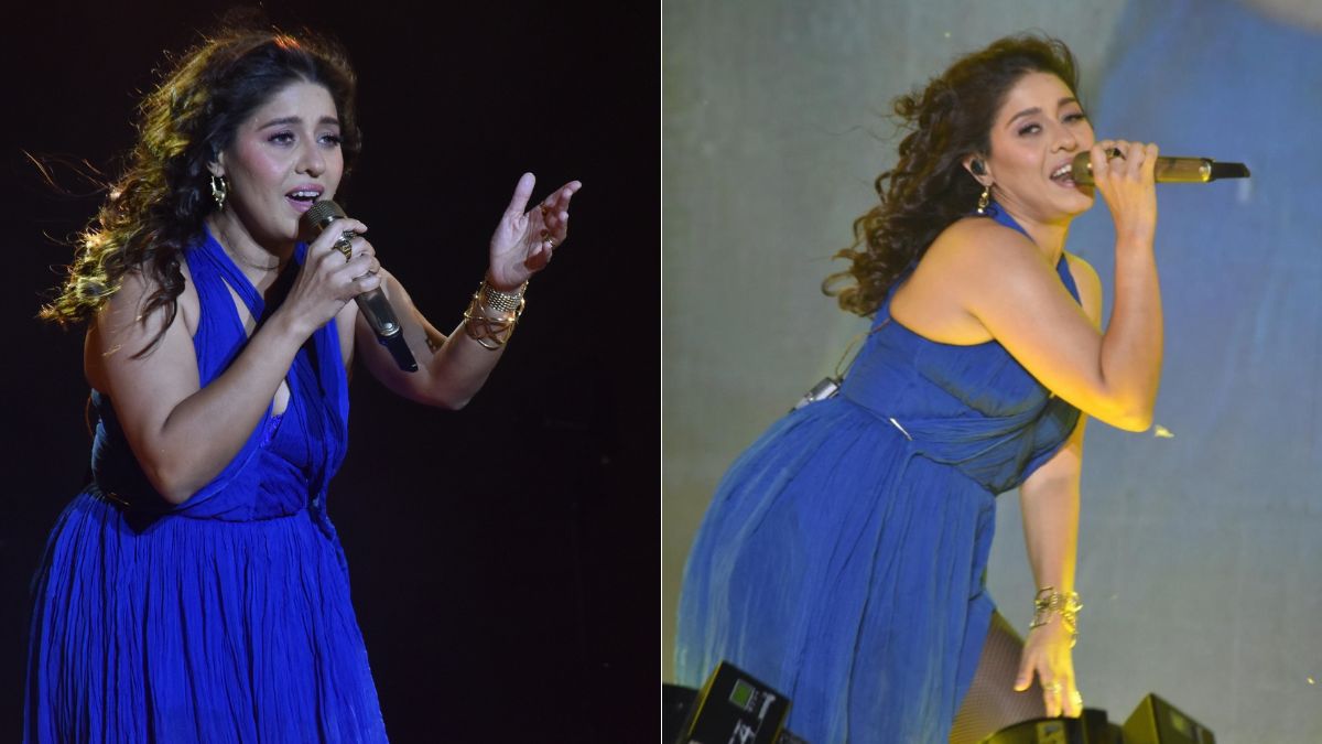 sunidhi chauhan rocks iit kanpur antaragni 2025 concert highlights