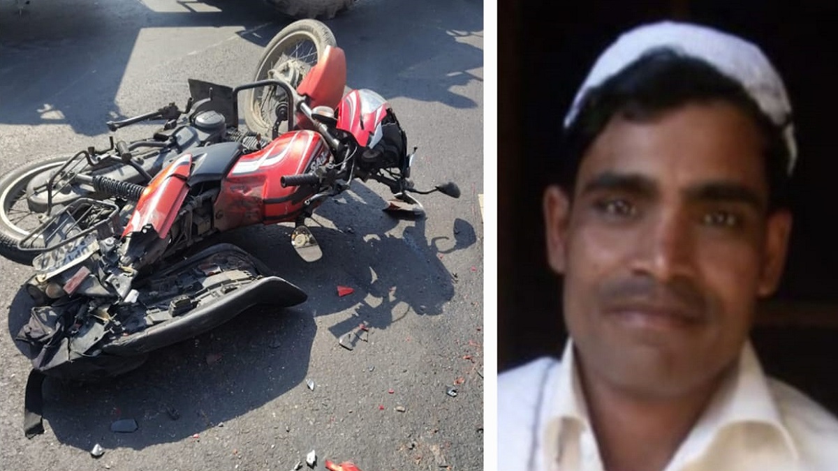 muzaffarnagar news bike rider killed after being hit by truck on delhi dehradun highway