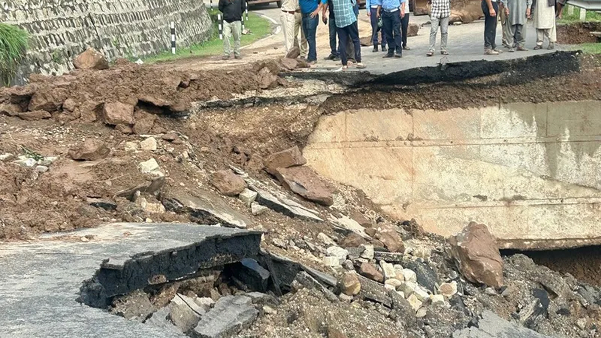 mla mankotia on rain damage in chenanighori bridges collapsed roads destroyed