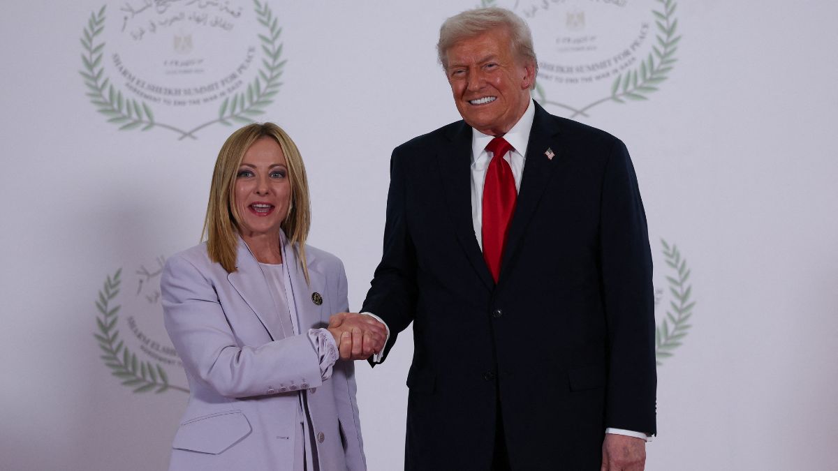 you are so beautiful trump praises meloni from stage how did italian pm react