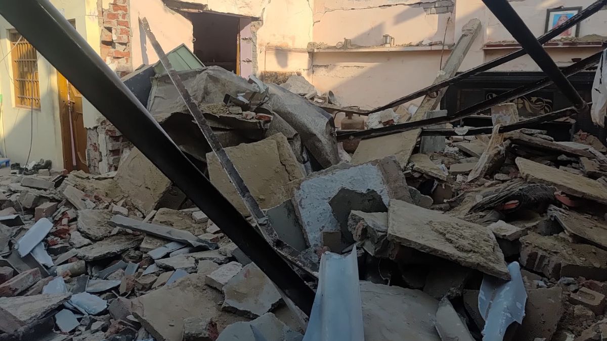 faridabad cooking gas cylinder leak causes fire four injured
