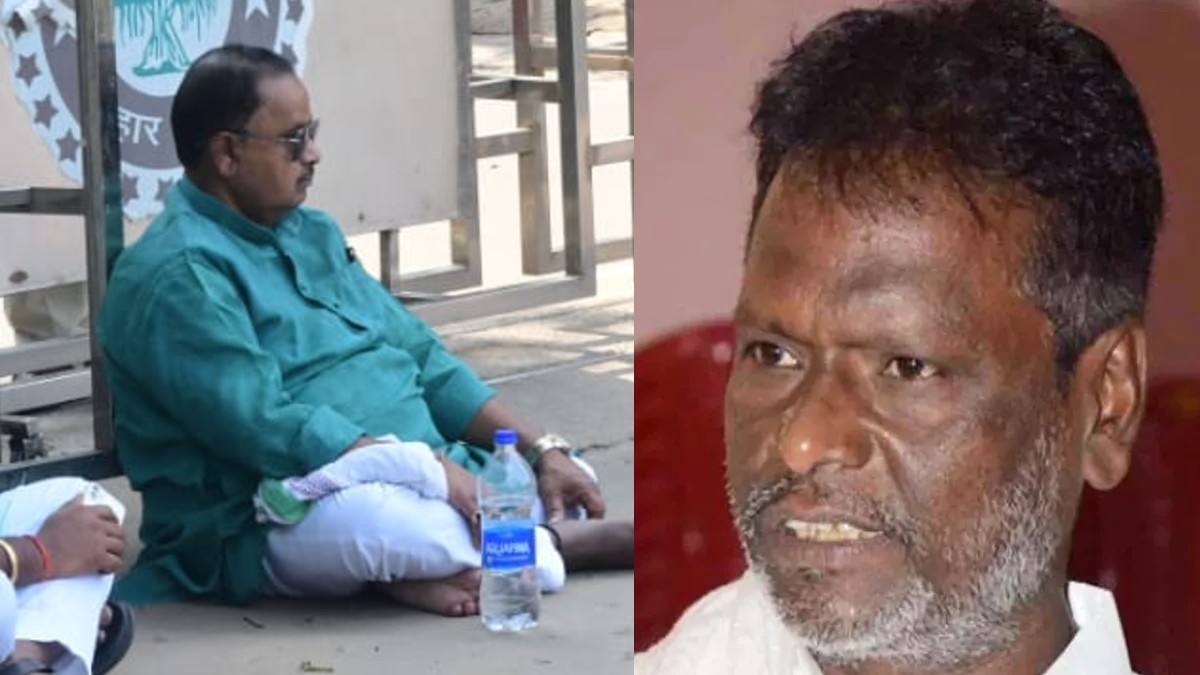 jdu mp ajay mandal resigns over ticket distribution mla gopal mandal protests