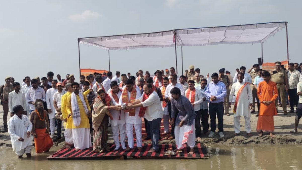 kartik purnima mela bhumi pujan held in garhmukteshwar hapur