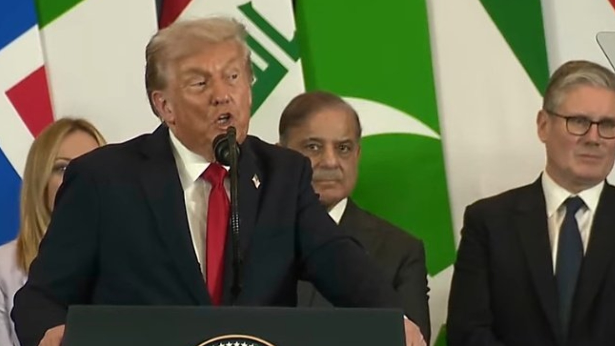 donald trump praises pm modi in front of shahbaz sharif says my very good friend