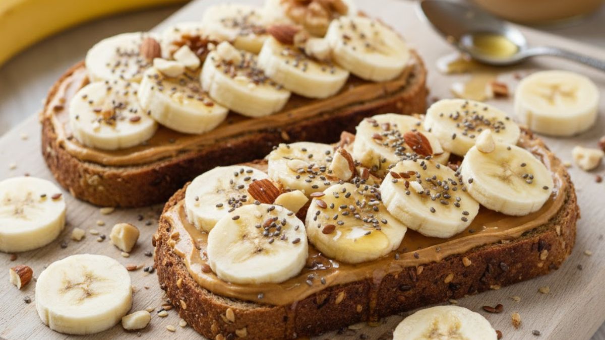 peanut butter toast quick and healthy breakfast easy peanut butter toast