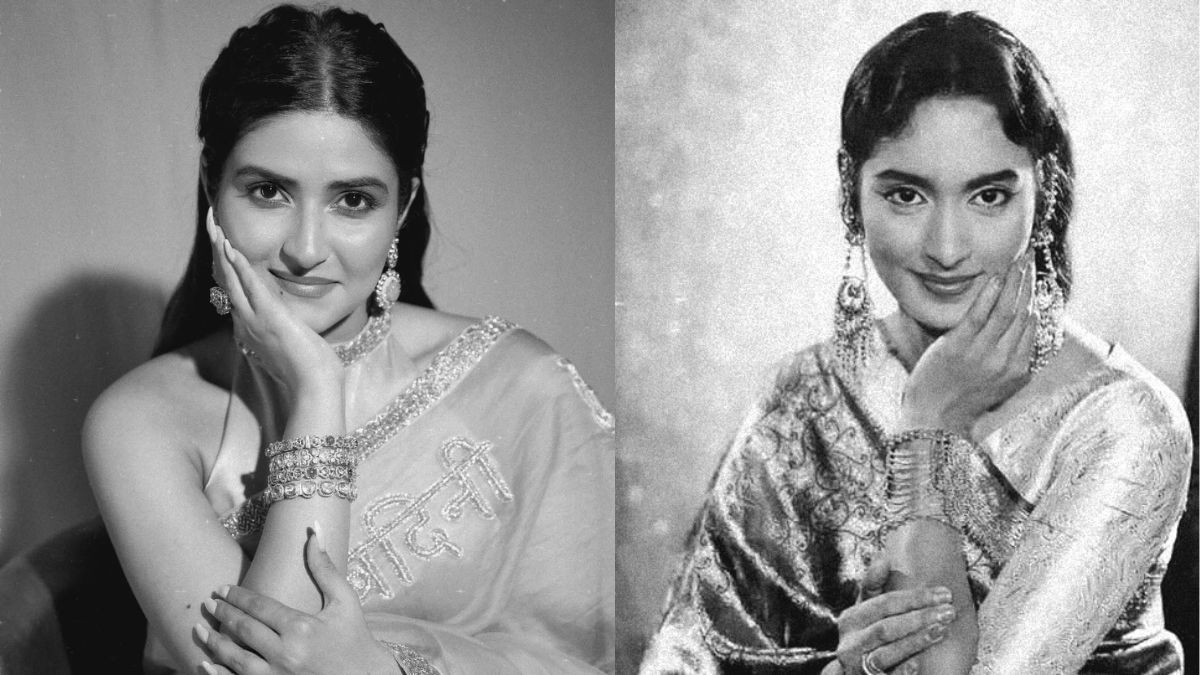 actress pranutan pays special tribute to grandmother nutan with special embroided saree check details here