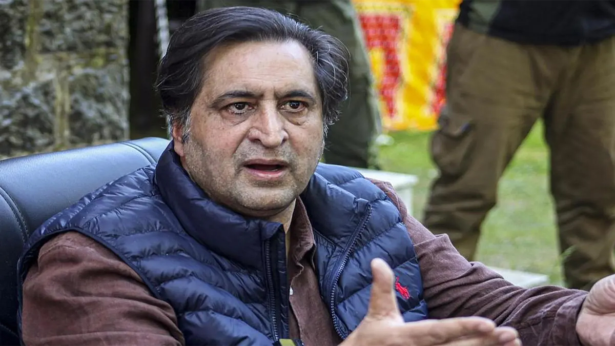 sajjad lones announcement major shift in jammu kashmir politics