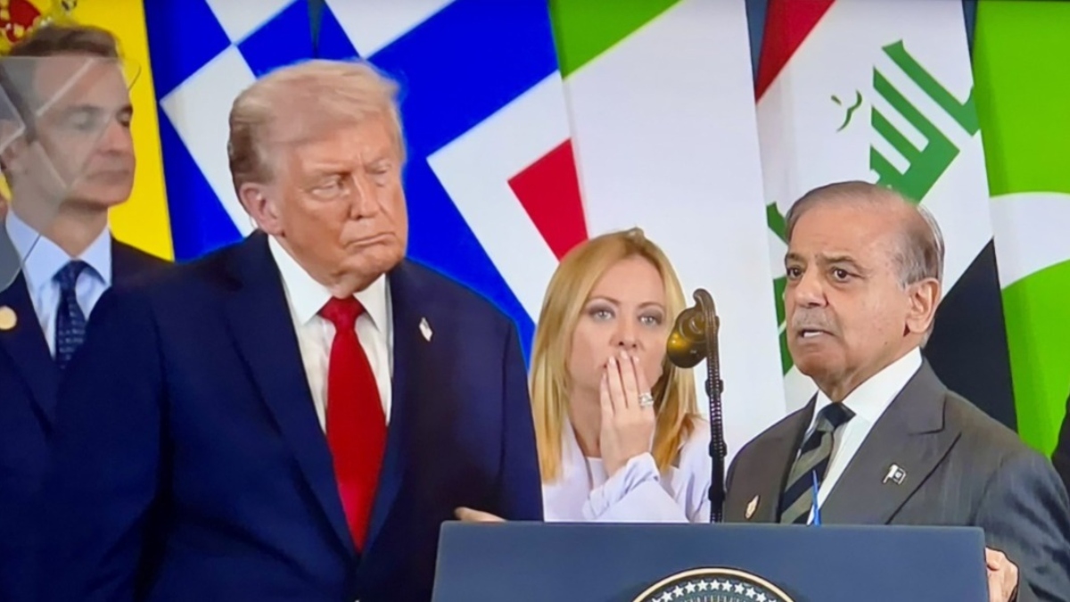 donald trump praised pm modi in egypt asked question to pak premier shehbaz sharif