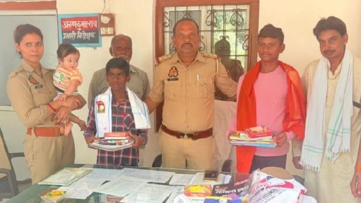 kindhearted station incharge funds orphan childrens education