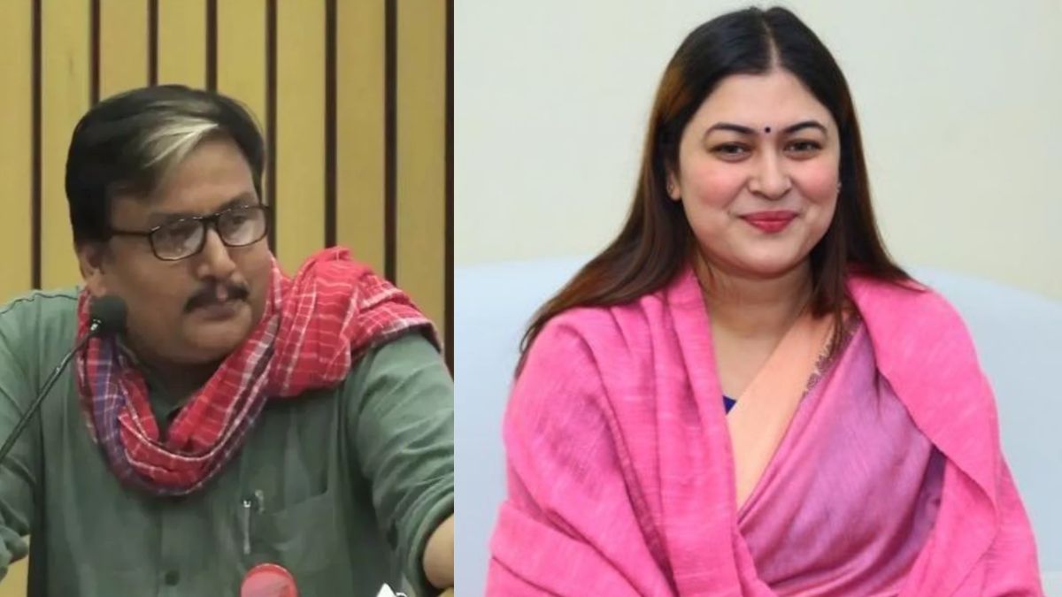 congress rjd tensions over seat sharing majoj kumar jha and ragini nayak tweet bihar election 2025