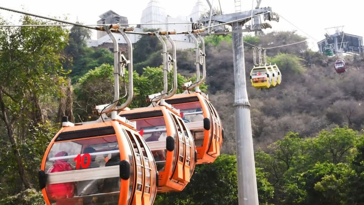 ropeway journey will be closed for five days will be operational from dhanteras radha rani mandir barsana