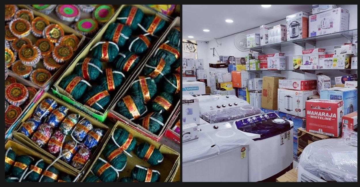 kanpur diwali market prices of firecrackers and electronics