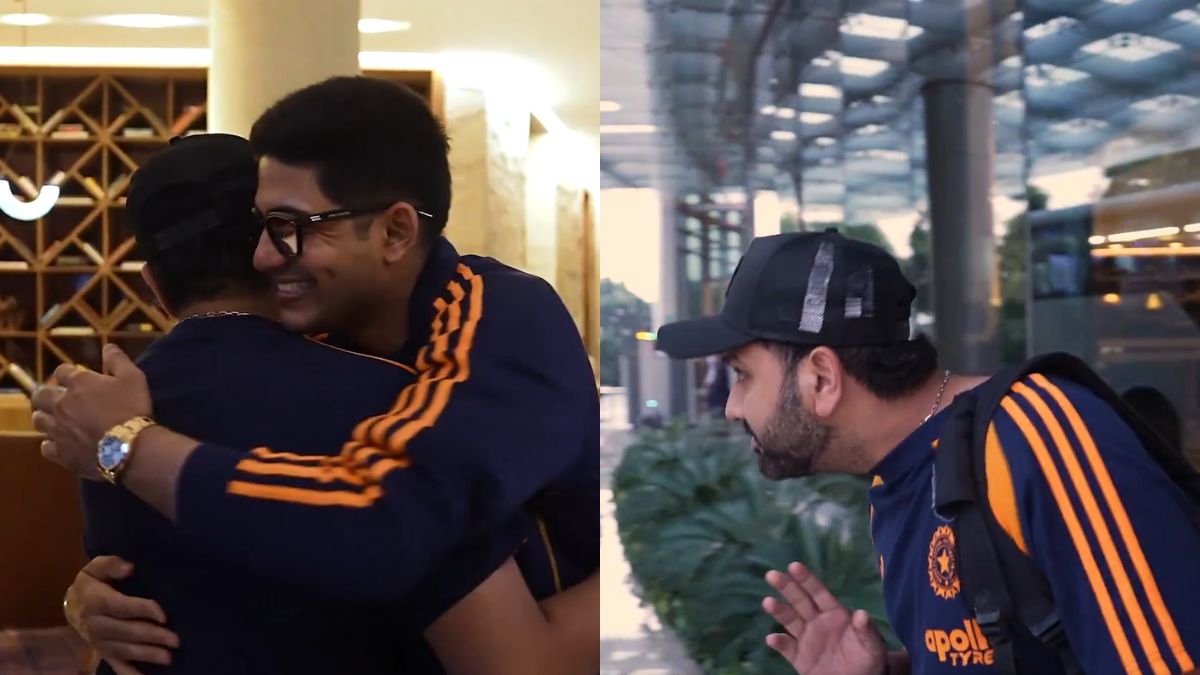 shubman gill hugs it out with rohit sharma india travel to australia