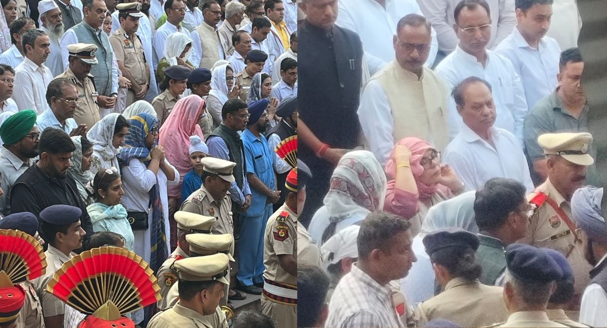ips puran kumar cremated daughters perform last rites