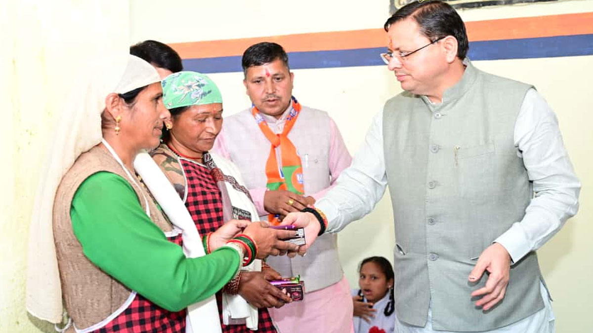 cm dhami inaugurated and laid the foundation stone of schemes worth 115 crore rs