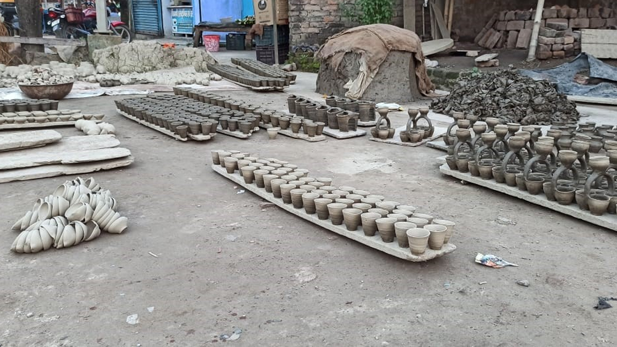diwali preparations potters gear up homes to light up with desi lights