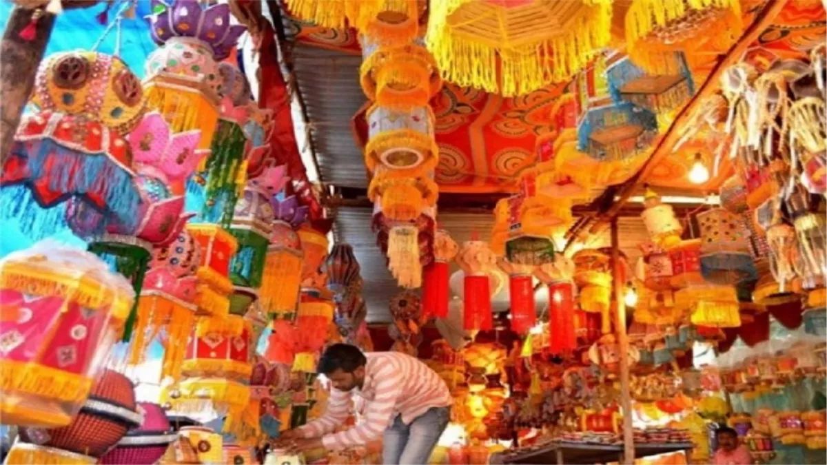 diwali shopping in faridabad markets decked out with gifts and decorations