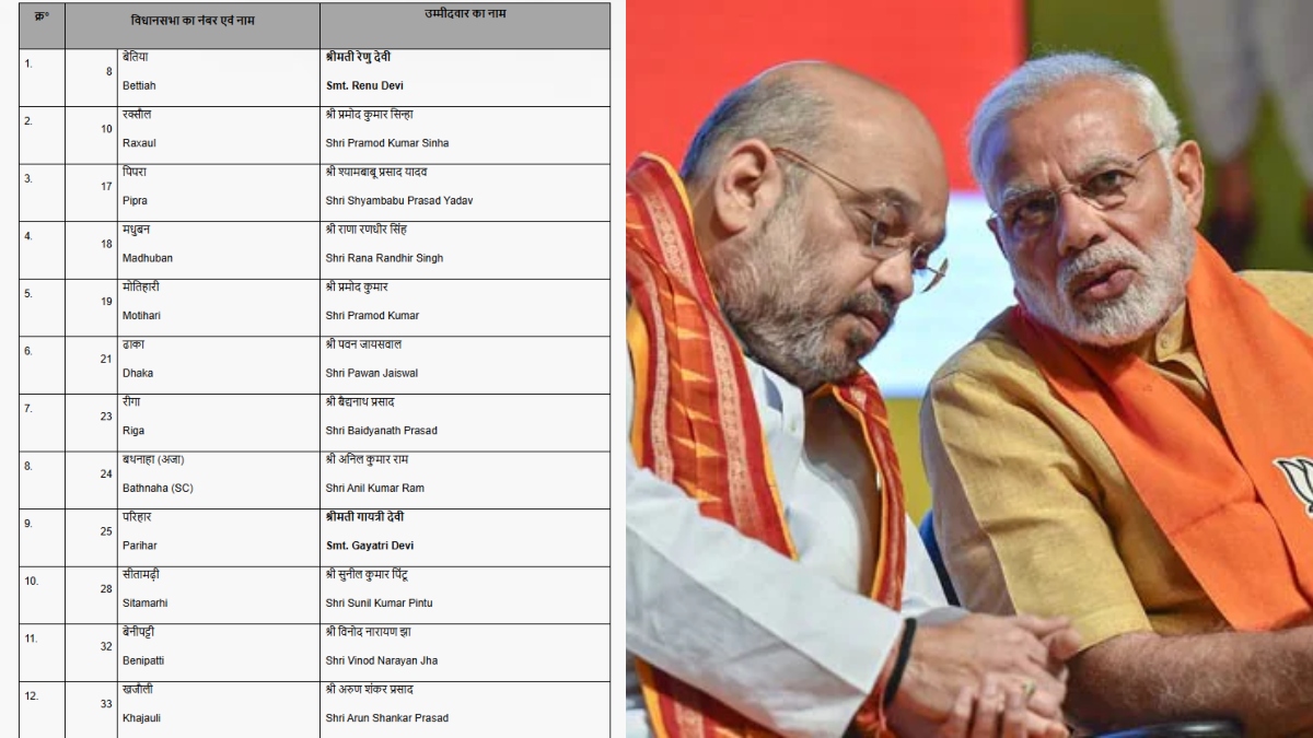 bjp candidate list 2025 bihar bjp denies tickets to 19 mlas a strategic shift