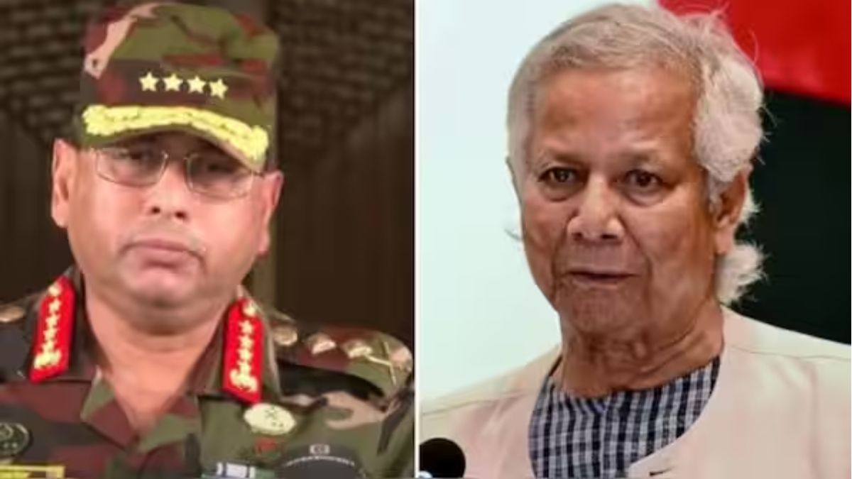 the conflict between the yunus regime and the bangladeshi army escalated