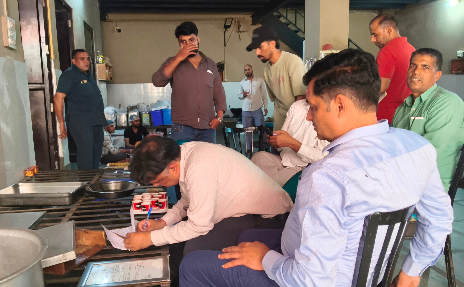 food safety raid on sweet shops in bahadurgarh