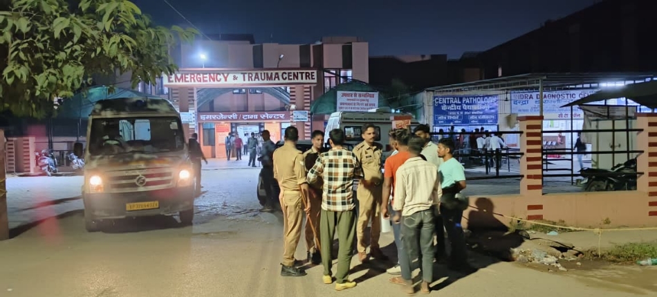 brd medical college police tightens security seizes ambulances