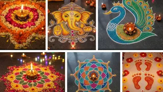 Shadow Rangoli Design Diwali 2025: फूलों से लेकर मां लक्ष्मी के चरणों तक, घर की रौनक बढ़ा ...