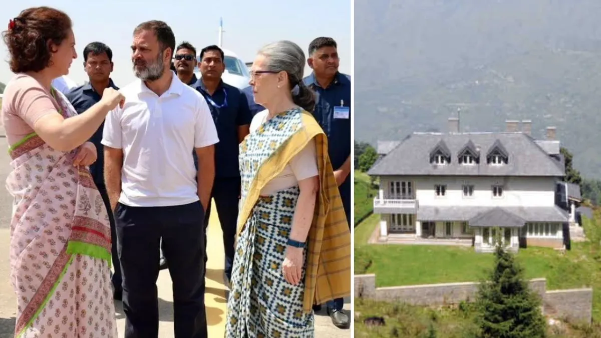 शिमला में प्रियंका वाड्रा के घर छुट्टियां मना कर लौटा गांधी परिवार, छराबड़ा में पहाड़ी शैली में बना है मकान