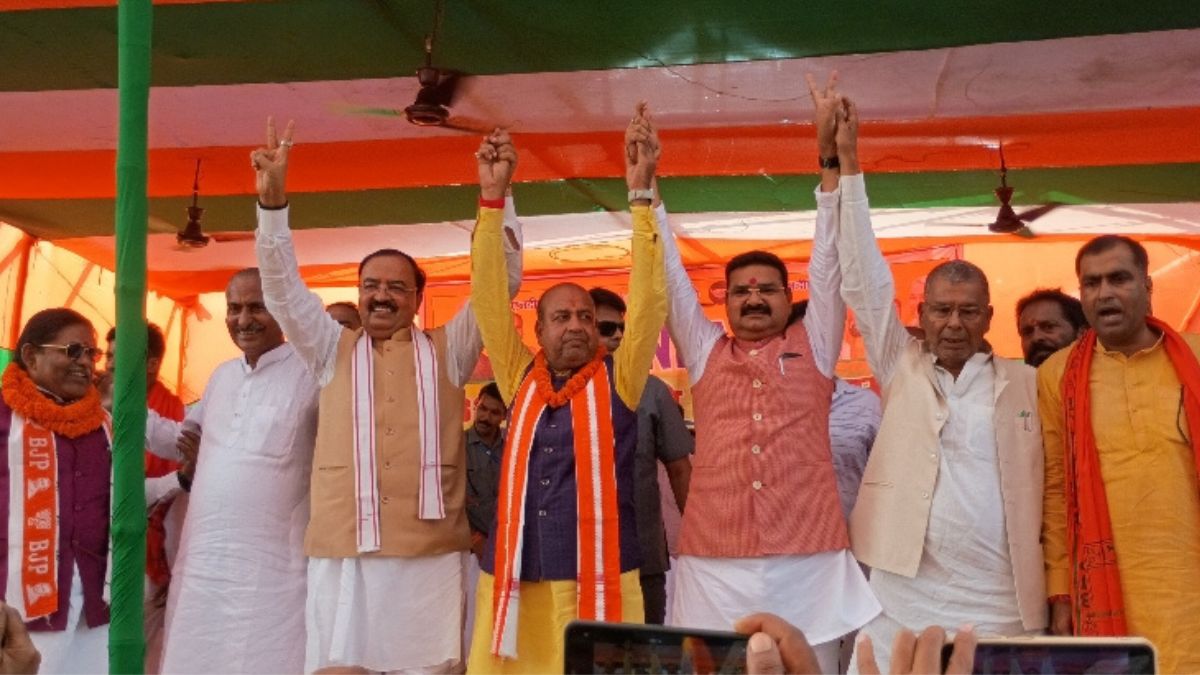 bihar assembly election 2025 keshav maurya taunted who stopped lk advani chariot out of power